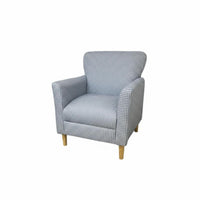 Modern Minimalist Design Curved Single Sofa Nordic Inspired Armchair Space-Saving Accent Chair Thick Cushioning for Apartment Dwellers, Homeowners, Young Adults, Living Room, Bedroom, Home Office, perusing alcove