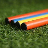 Spring Ground Marker Pole, Soccer Basketball Training Slalom Pole, Obstacle Training Pole with Spring Base