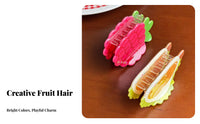 Fruit Hair Grip Cute Design Fruit Design Jaw Fastener Average Updo Hair Fastener Versatile Lightweight for Children