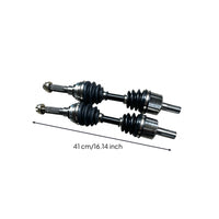 Splined Ball-Cage Drive Shafts Fatigue Tested Drive Shafts with CV Boots Long-Lasting CV Axle Shaft Assembly Dustproof for Mechanics, ATV Riders, Go-Kart Building