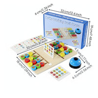 Bell Wooden Battle Maze Game Screenunplugged Fruit Marble Maze Game Brain Teaser Learning Toy Sturdy