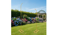 Wedding Arch Stand Easy to Assemble Round Wedding Backdrop Stand Reusable