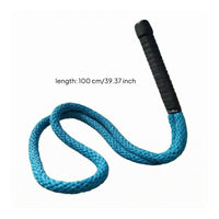 Polyester Golf Swing Training Rope Black Grip Golf Tempo Rope Blue Swing Training Aid Looped