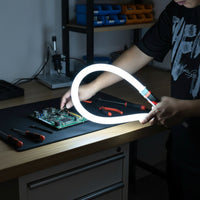 Portable Flexible LED Light Bright Handheld Light with Flexible Tube Lightweight for Emergencies, Camping