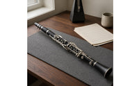 B Flat Clarinet Nickel-Plated Black Clarinet Band Instrument Lightweight Professional Sound