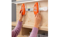 Adjustable Clamps Hanging and Positioning Ruler Printed Measurement Markings Picture Hanging Ruler Handheld Wall Art Aligner Allall-in-All-in-One-Piece