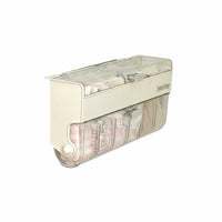 Dustproof Underwear and Sock Storage Container Space-Saving Wall Mounted Underwear Organizer Removable Dividers for Women, Wardrobe, Bedroom