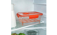 Produce Saver with Drain Tray Airtight Colander Bin with Insert Food Storage Container with Lid Dishwasher-Safe