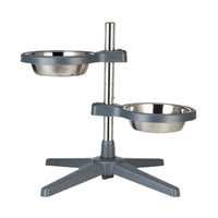 Elevated Dog Bowl with Stainless Steel Bowls Easy to Clean for Kitchen