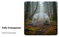 Transparent Dome Tent Celestial View Transparent Bubble Dome House Water-Resistant Camping Shelter for Outdoorsdoor Mealkers