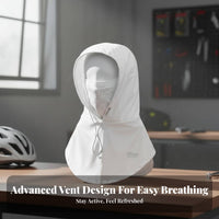 Full Face Sun Cover UPF 50+ Full Face Sun Hood Cooling Balaclava Hood Breathable Protection Neck Gaiter Wind & Particles