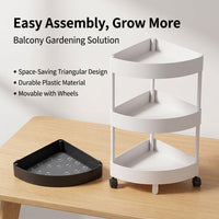 Tiered Plant Stand, Expandable Greenhouse Shelving for Young Plants, Freestanding Indoor Garden Plant Stand, Multi-Tier Patio Conservatory