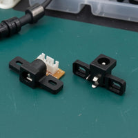 Plug Connector Piano Power Socket Assembly Photoelectric Sensor Electronic Piano Power Socket Mounting Ears