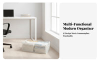 Movable with casters under-table Storage unit Large Capacity book storage container Space-Saving Rolling container adaptable for Students, Home Office Users, homeowners, Study Room, Bedroom, Playroom