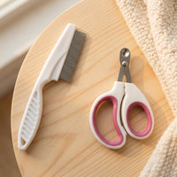 Nail Clippers for Professional Pet Dog Grooming, Stainless Steel Blades for Cat Grooming, Non Slip Puppy Nail Clippers, 3 Pack for Small Animals