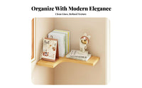 Corner Wall Shelf Thickened Material Solid Wood Corner Bookshelf Heavy Duty
