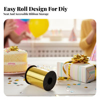 500 Yards Balloon Tie Roll bright hues Crimped spiraling Ribbon adaptable