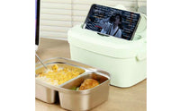 Cordless Heated Lunch Box Heating Portable Lunch Box Keep Warm Food Warmer for Commuters, Office Workers, Outdoor, Travel, Fishing