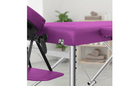 Portable Massage Bed Heavy Duty Portable Physical Salon Bed Padded Cushion Health Equipment for Estheticians