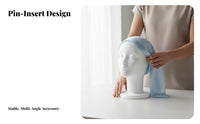 Foam Mannequin Head Foam Mannequin Head Hairpiece Display Stand Lightweight for Hair Stylists, Retailers, Retail Store