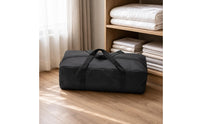 Oxford Cloth Storage Bag Cross Handles Rectangular Duffel Bag Reinforced Seams Carry Case