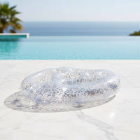 Inflatable Drink Tray Portable Buoyant Tray with Beverage Holders Quick Inflation Float