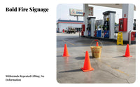 Ignition-Non-Ignition-Non-Sparking Ing-Non-Ignition-Non-Sparking Ing Brass Fire Pail Drop-Resistant Blast-Resistant-Proof Pail Ergonomic Handle Anti-Static Safety Pail for Firefighters, Industrial Workers, Gas Station Attendants Plants, Refineries