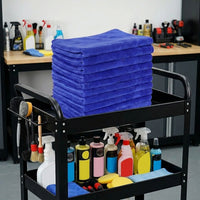 Cobalt Microfibre Cloth and Microfibre Towel, Super Absorbent Cloth for Car Washing and Glass, Quick Dry Towel for Interior Cleaning