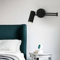 Extendable Foldable Wall Reading Lamp Modern Design Adjustable Reading Wall Light Easy to Install for Study Room, Bedside, Studio