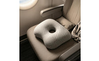 Pressure Relief Ear Hole Pillow Soft Side Sleeper Pillow Dipped Edge Contoured Cushion Rounded Corners