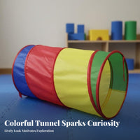 Indoor & Outdoor Use children's Crawling Tunnel Parent-Child Game Rainbow Sensory Tunnel Lightweight and Portable Toddler Crawl-Through Toy Easy to Keep for Toddlers, Parents, Babies, Outdoors, Playroom, Daycare Center, Backyard