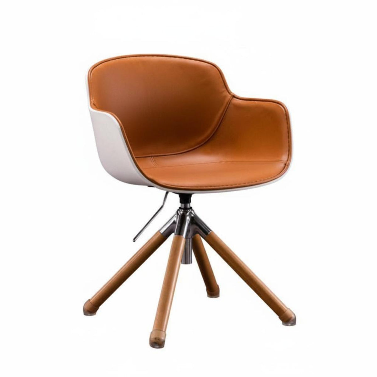 Adjustable Height rotating Mesh Chair Minimalist Design Office Furniture Support Thick Padded Seat for Home Users, Remote Workers, Students, Study Room, Bedroom, Reception Area