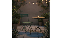 Foldable Folding Cafe Chair Space-Saving Cafe Chair Easy to Clean Furniture Stylish for Garden