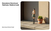 Miniature People Figurine Photography Props Tiny People Model Tiny Landscape Person Modern Attire Tiny Landscape Decoration