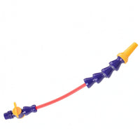 Coolant Hose with Round Nozzle Plastic Flexible Coolant Hose Spray Line Easy to Install Tube Long Service Life for Machinists