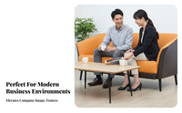 Modern Design Sofa and Coffee Table set Minimalist design Reception Seating Professional Look business-grade Furnishing adaptable Setup for Office Managers, Interior Designers, Business Owners, Waiting Room, Lobby
