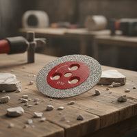 Coarse Diamond Cutting Disc Long-Lasting Mini Cutting Disc Precision Long-Wearing for Tight-Space Jobs