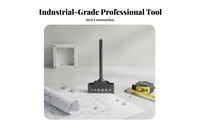 Wear-Resistant Square Hole Cutter Long-Lasting Square Hole Drill Bit Fast Cutting for Electricians, Construction Workers