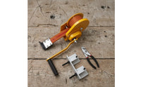 Wire Drawing Tool with Hand Crank Tabletop Benchtop Wire Drawing Tool Secure for Metalworking