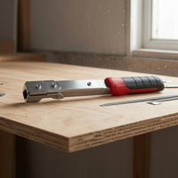 Manual Fastener Alloy Steel Hand Tool Red and Black Grip Picture Frame Installation Nailer, Door Nails Woodworking Tool