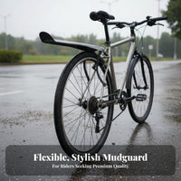 Adjustable Rear Bike Mudguard Adjustable Cycle Mudguard Waterproof Mountain Bike Mudguard for Commuters, Rainy Days, Wet Roads