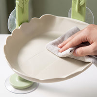 Easy-to-Mount Suction Cup Bird Stand with Tray Textured Pet Supply Compact for Parrots, Budgies, Smooth Surfaces