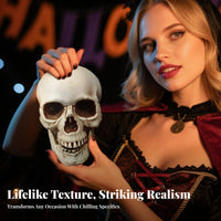 Authenticistic Skull Model Portable Halloween Decoration Reusable