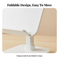 Foldable Design Adjustable Reading Easel Retractable Page Holders Adjustable children's Bookstand Handsunrestricted Use Book Holder Stable Base for Students, Professionals, Desk, Studying, Bay Window, Floor