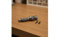 Screwdriver Handle with Bit Holder Compact Screwdriver Handle Solvent Resistant Manual Driver with Bits for Hobbyists