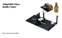 Glass Bottle Cutter Kit Cuts Various Shapes Glass Bottle Cutter Versatile Use for Crafters, Hobbyists, Workshop, Art Studio, Craft Room
