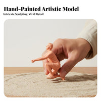 5 Pieces 1:64 Beach Netball Figures Various Poses 1:64 Scale Miniature Scene People Miniature People Set Highly Detailed