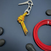 Anchor Hook with Cut-Outs Temporary Climbing Anchor Hook Compact Hardware for Climbers