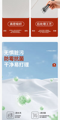 户外凉亭防水纱帘透光不透人窗帘室外庭院防刮阳光房防晒隔热窗纱 【户外防水】幻影纱-白色 宽2.5米高2.7米 挂钩帘一片