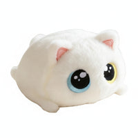 Stuffed Cat Small Cat Plushie Soft Chubby for Children, Desk, Bedside Table